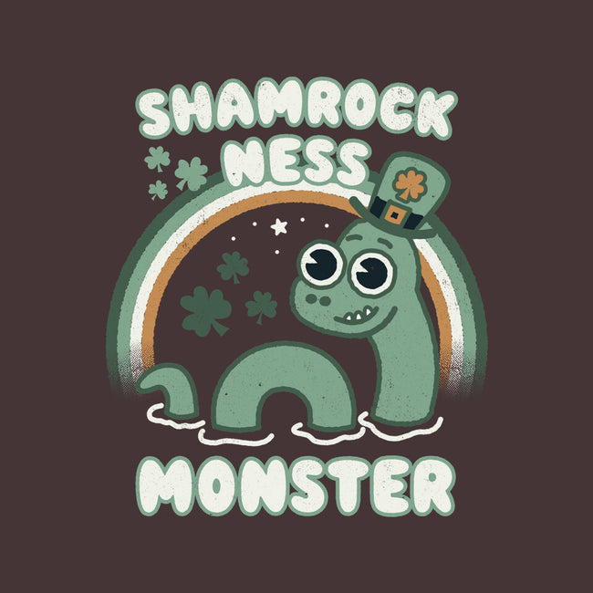 Shamrock Ness Monster-none stretched canvas-Weird & Punderful