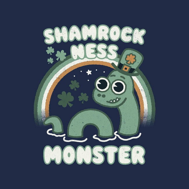 Shamrock Ness Monster-none fleece blanket-Weird & Punderful