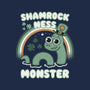 Shamrock Ness Monster-womens racerback tank-Weird & Punderful