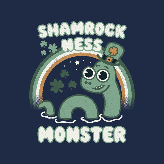 Shamrock Ness Monster-none polyester shower curtain-Weird & Punderful