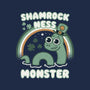 Shamrock Ness Monster-none beach towel-Weird & Punderful