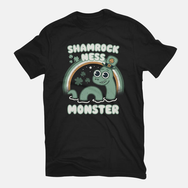 Shamrock Ness Monster-unisex basic tee-Weird & Punderful