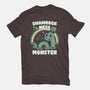 Shamrock Ness Monster-womens basic tee-Weird & Punderful