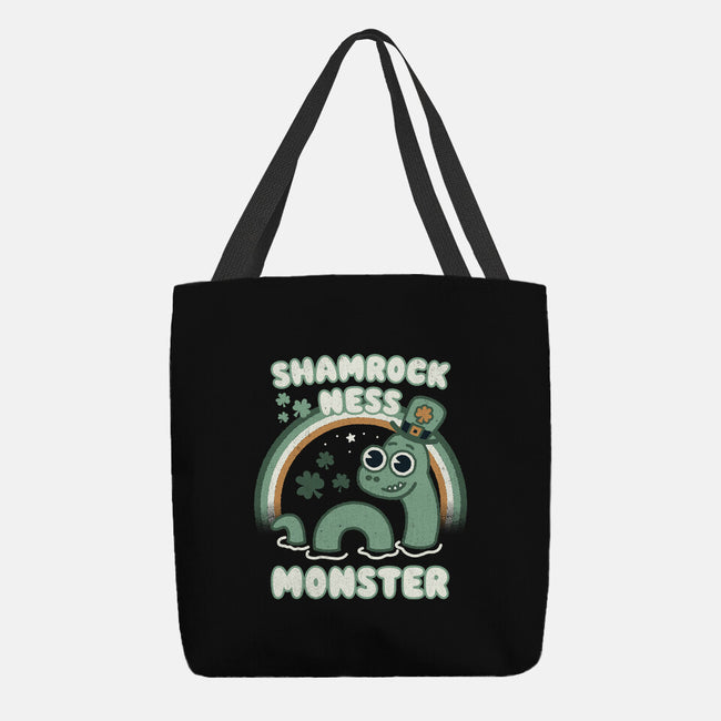 Shamrock Ness Monster-none basic tote bag-Weird & Punderful