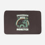 Shamrock Ness Monster-none memory foam bath mat-Weird & Punderful