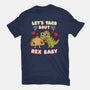 Let's Taco Bout Rex-womens basic tee-Weird & Punderful