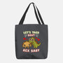 Let's Taco Bout Rex-none basic tote bag-Weird & Punderful