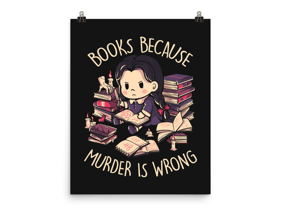 Books Because Murder Is Wrong