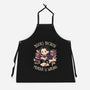 Books Because Murder Is Wrong-unisex kitchen apron-eduely