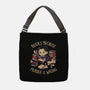 Books Because Murder Is Wrong-none adjustable tote bag-eduely