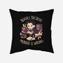 Books Because Murder Is Wrong-none removable cover w insert throw pillow-eduely