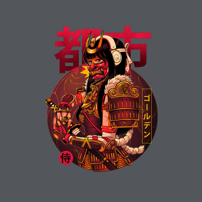 Golden Urban Samurai-mens basic tee-Bruno Mota