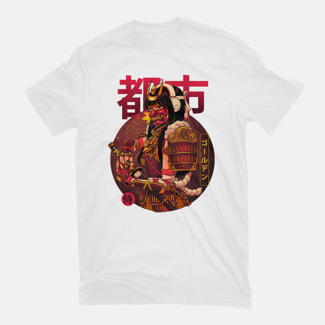 Golden Urban Samurai-youth basic tee-Bruno Mota