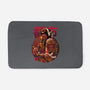 Golden Urban Samurai-none memory foam bath mat-Bruno Mota