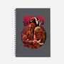 Golden Urban Samurai-none dot grid notebook-Bruno Mota