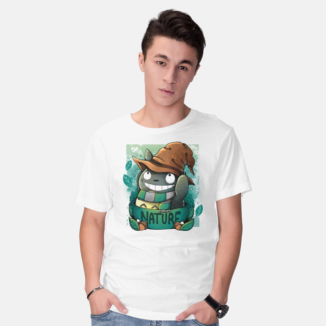 Nature Friend-mens basic tee-Vallina84