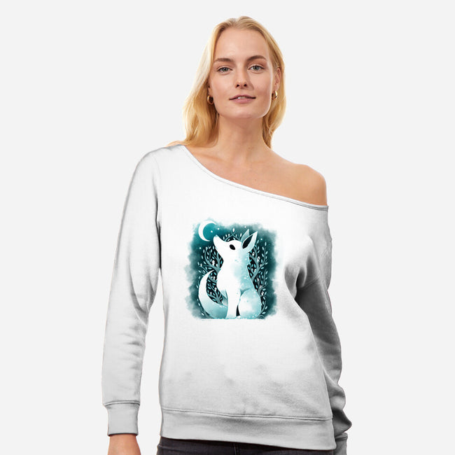 Spirit Of Nature-womens off shoulder sweatshirt-Vallina84