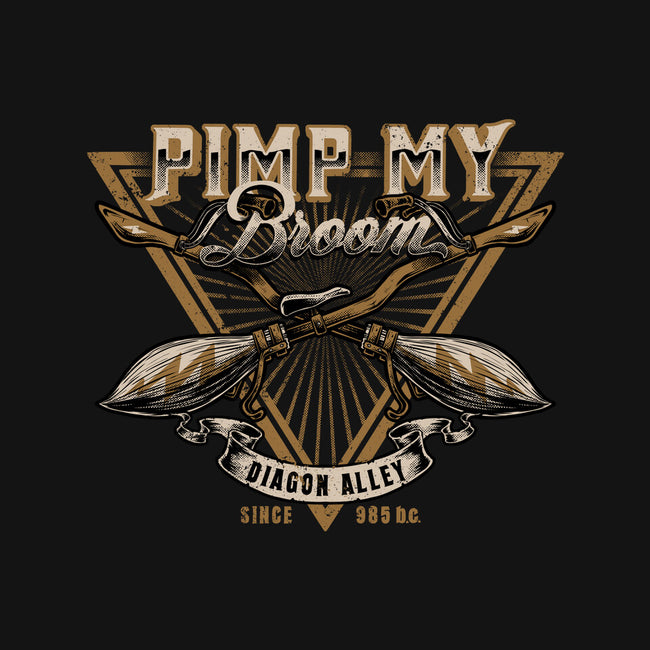Pimp My Broom-none removable cover throw pillow-Studio Mootant