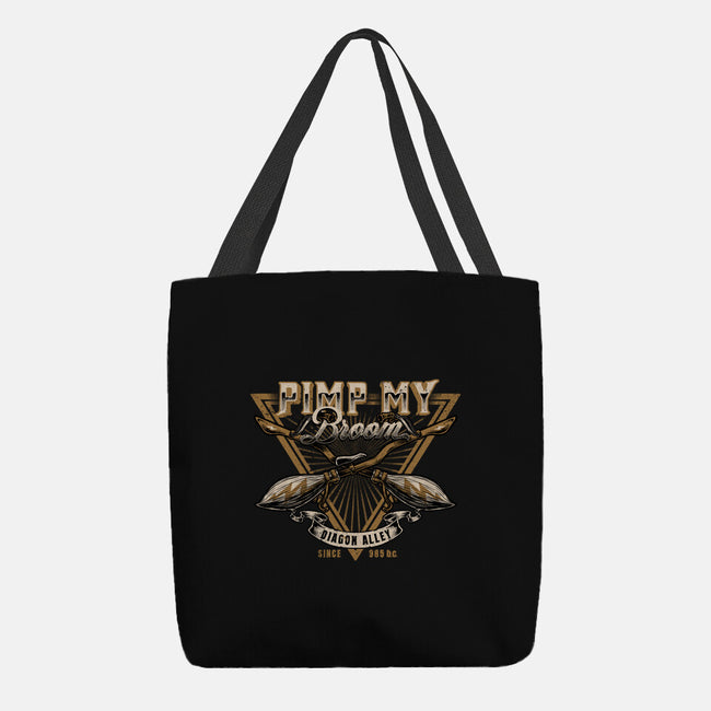 Pimp My Broom-none basic tote bag-Studio Mootant