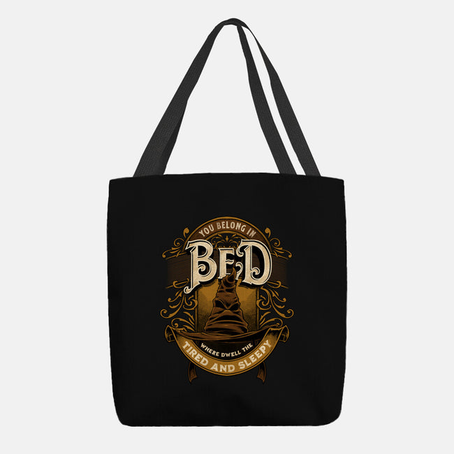 You Belong In Bed-none basic tote bag-Studio Mootant