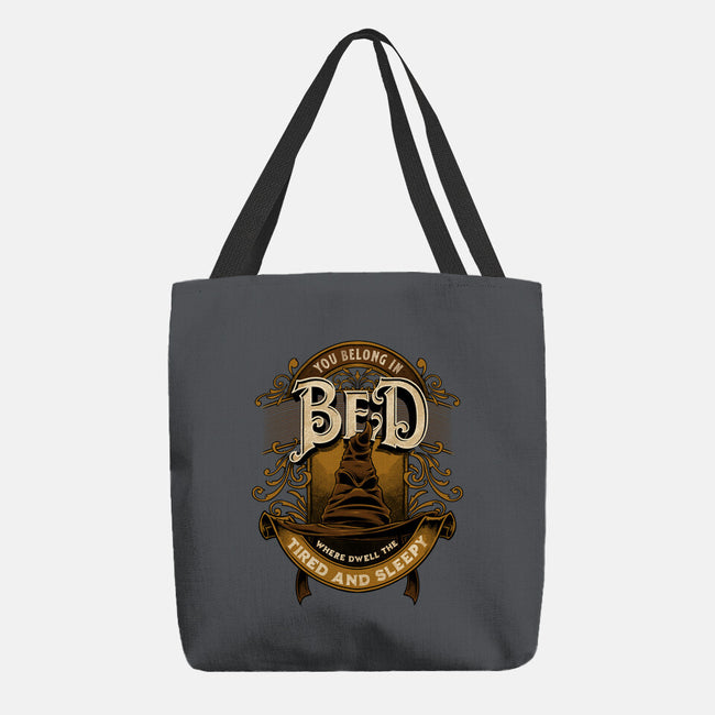 You Belong In Bed-none basic tote bag-Studio Mootant