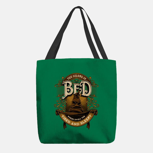 You Belong In Bed-none basic tote bag-Studio Mootant