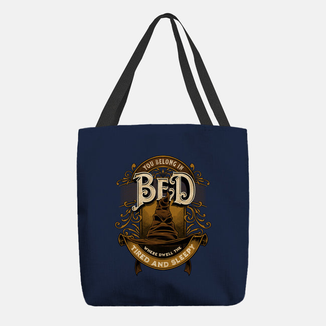 You Belong In Bed-none basic tote bag-Studio Mootant