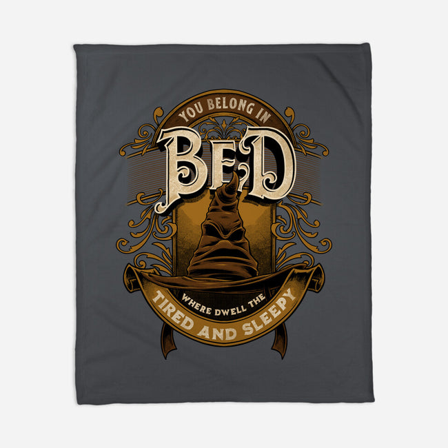 You Belong In Bed-none fleece blanket-Studio Mootant