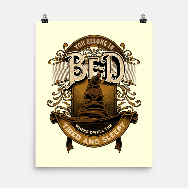 You Belong In Bed-none matte poster-Studio Mootant