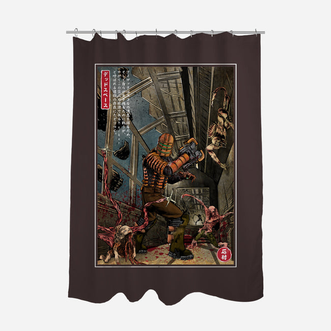 Surviving The USG Ishimura-none polyester shower curtain-DrMonekers