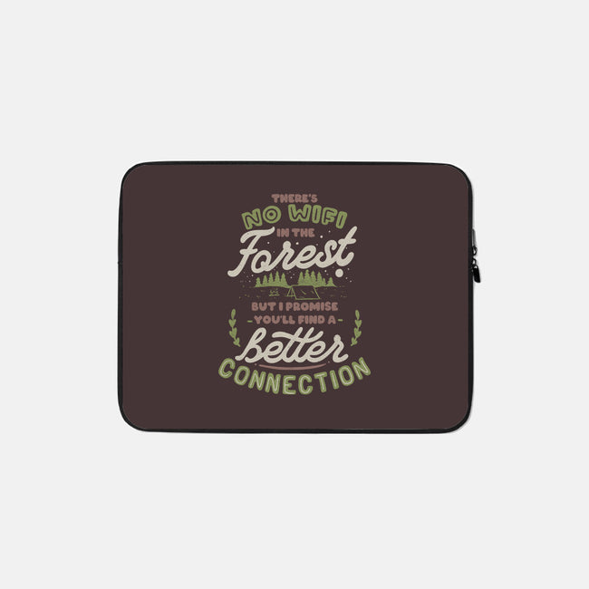 No Wifi-none zippered laptop sleeve-tobefonseca