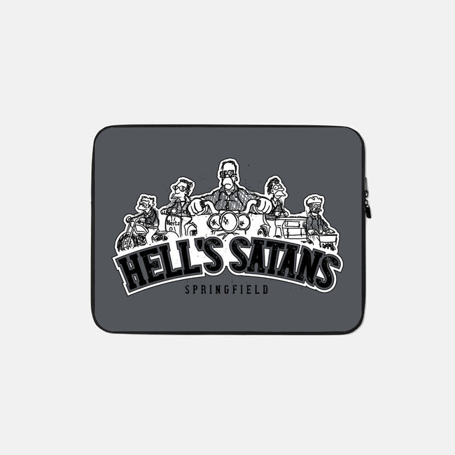 Hell's Satans-none zippered laptop sleeve-se7te