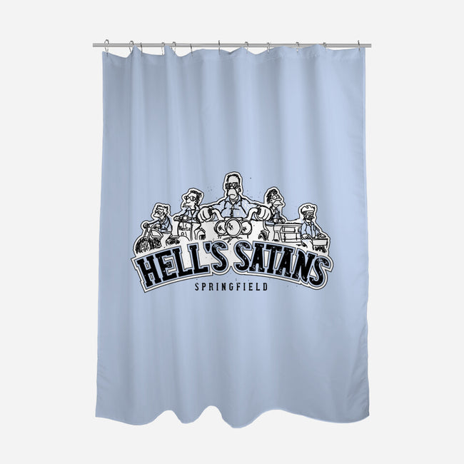 Hell's Satans-none polyester shower curtain-se7te