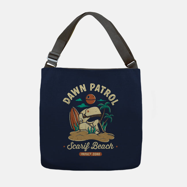 Dawn Patrol-none adjustable tote bag-retrodivision