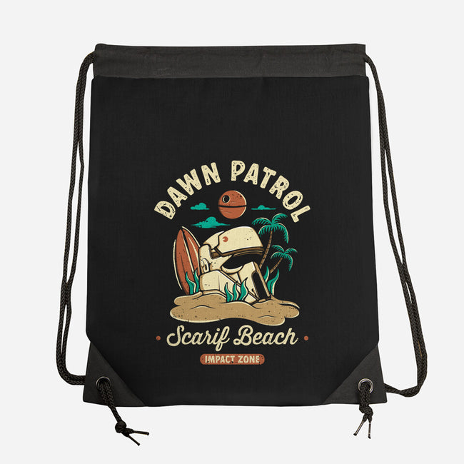 Dawn Patrol-none drawstring bag-retrodivision