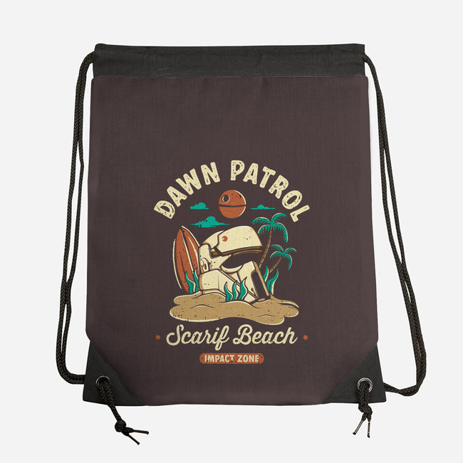 Dawn Patrol-none drawstring bag-retrodivision