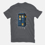 Cat Time Travel-womens basic tee-erion_designs