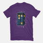 Cat Time Travel-womens basic tee-erion_designs