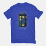 Cat Time Travel-womens basic tee-erion_designs
