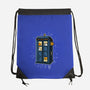 Cat Time Travel-none drawstring bag-erion_designs