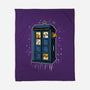 Cat Time Travel-none fleece blanket-erion_designs