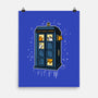 Cat Time Travel-none matte poster-erion_designs