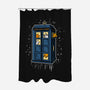 Cat Time Travel-none polyester shower curtain-erion_designs