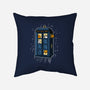 Cat Time Travel-none removable cover w insert throw pillow-erion_designs