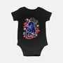 Japanese Panther Street Art-baby basic onesie-NemiMakeit