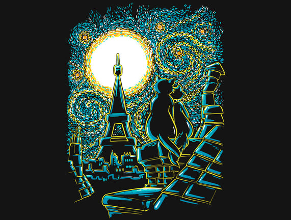 Starry Paris Cats
