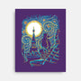 Starry Paris Cats-none stretched canvas-ellr
