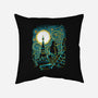 Starry Paris Cats-none removable cover w insert throw pillow-ellr