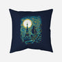 Starry Paris Cats-none removable cover throw pillow-ellr