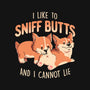 I Like To Sniff Butts-womens off shoulder sweatshirt-eduely